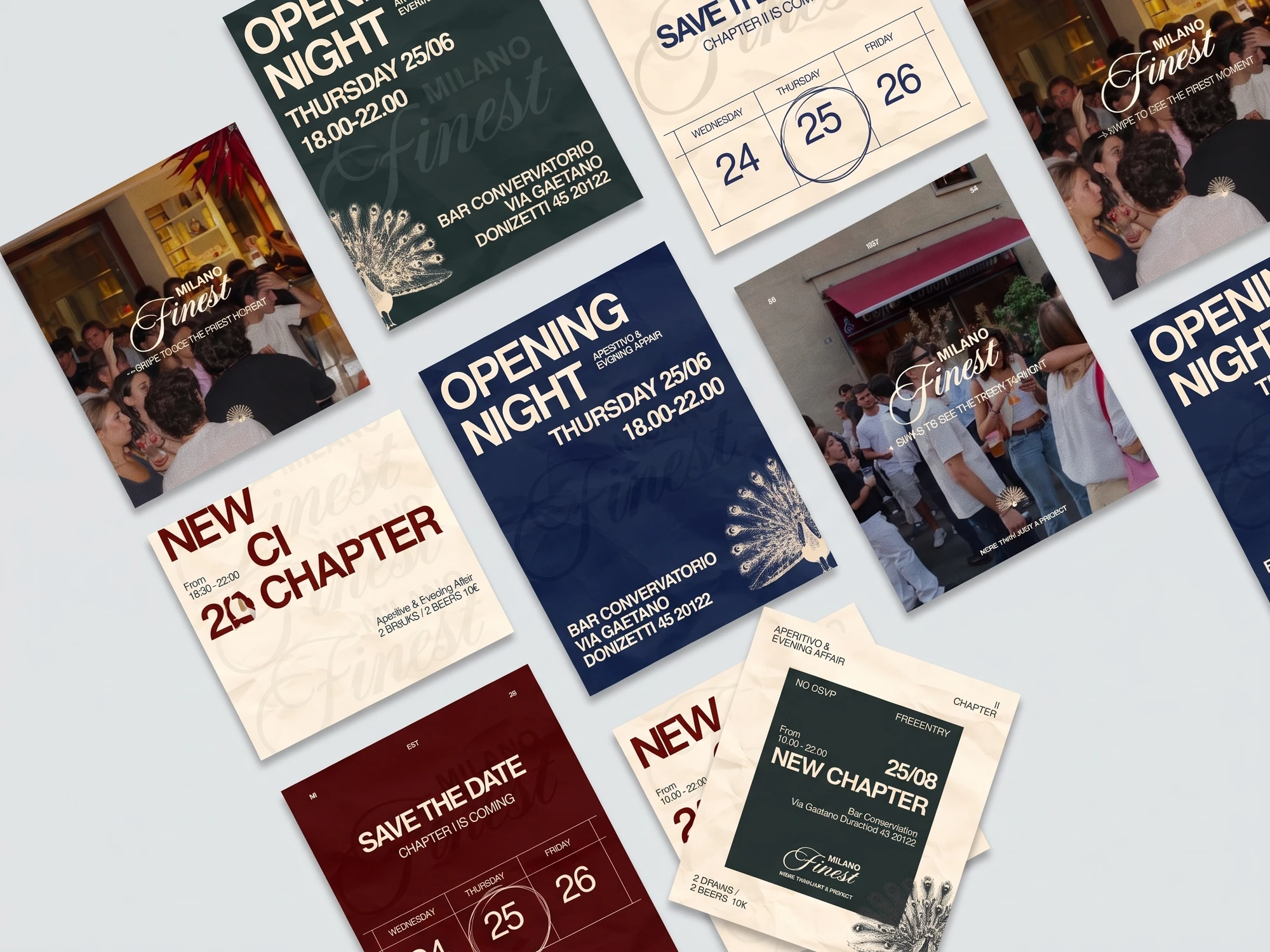 Milano Finest Instagram Post System & Visual Templates