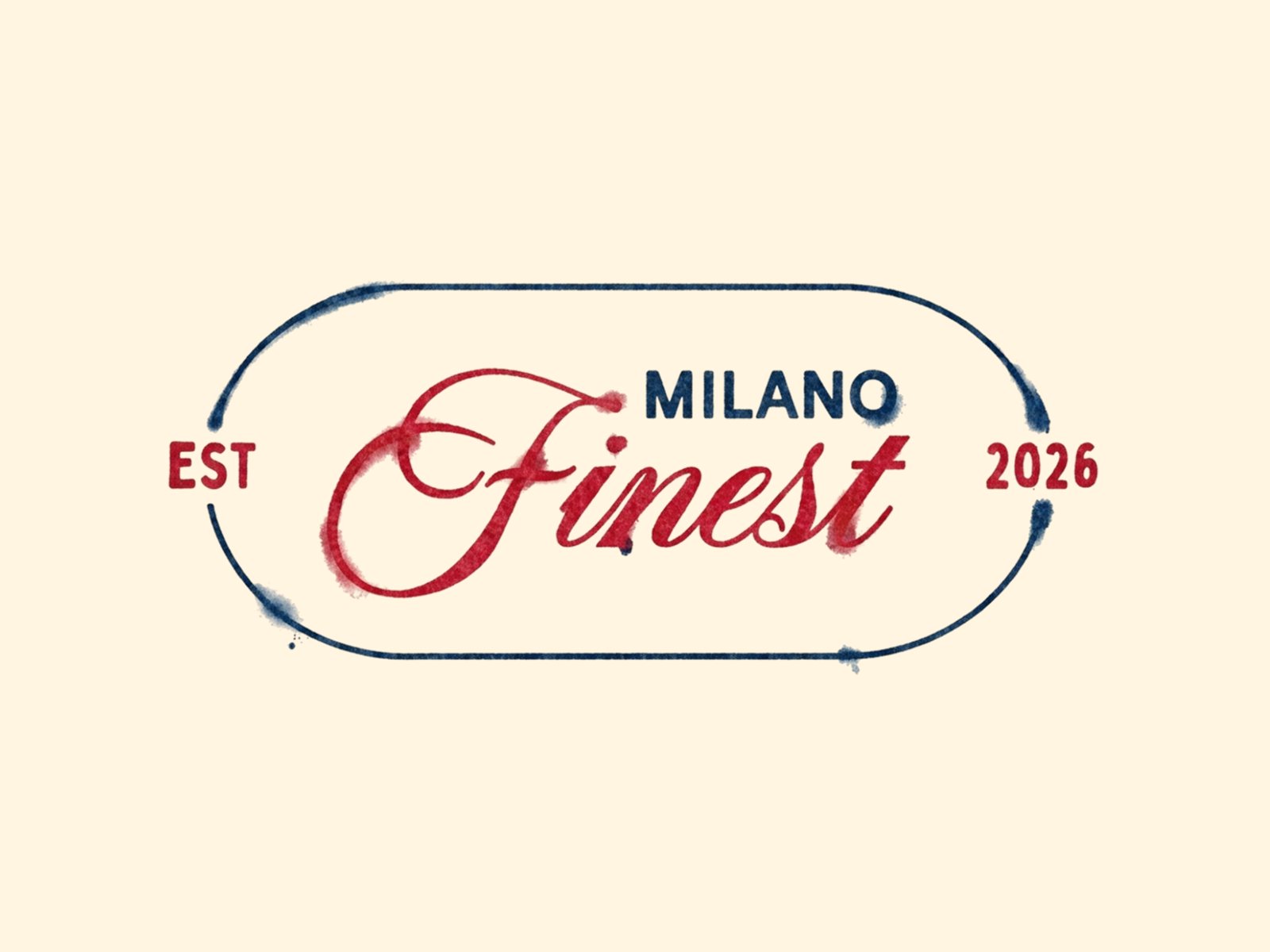 Milano Finest logo in a capsule frame