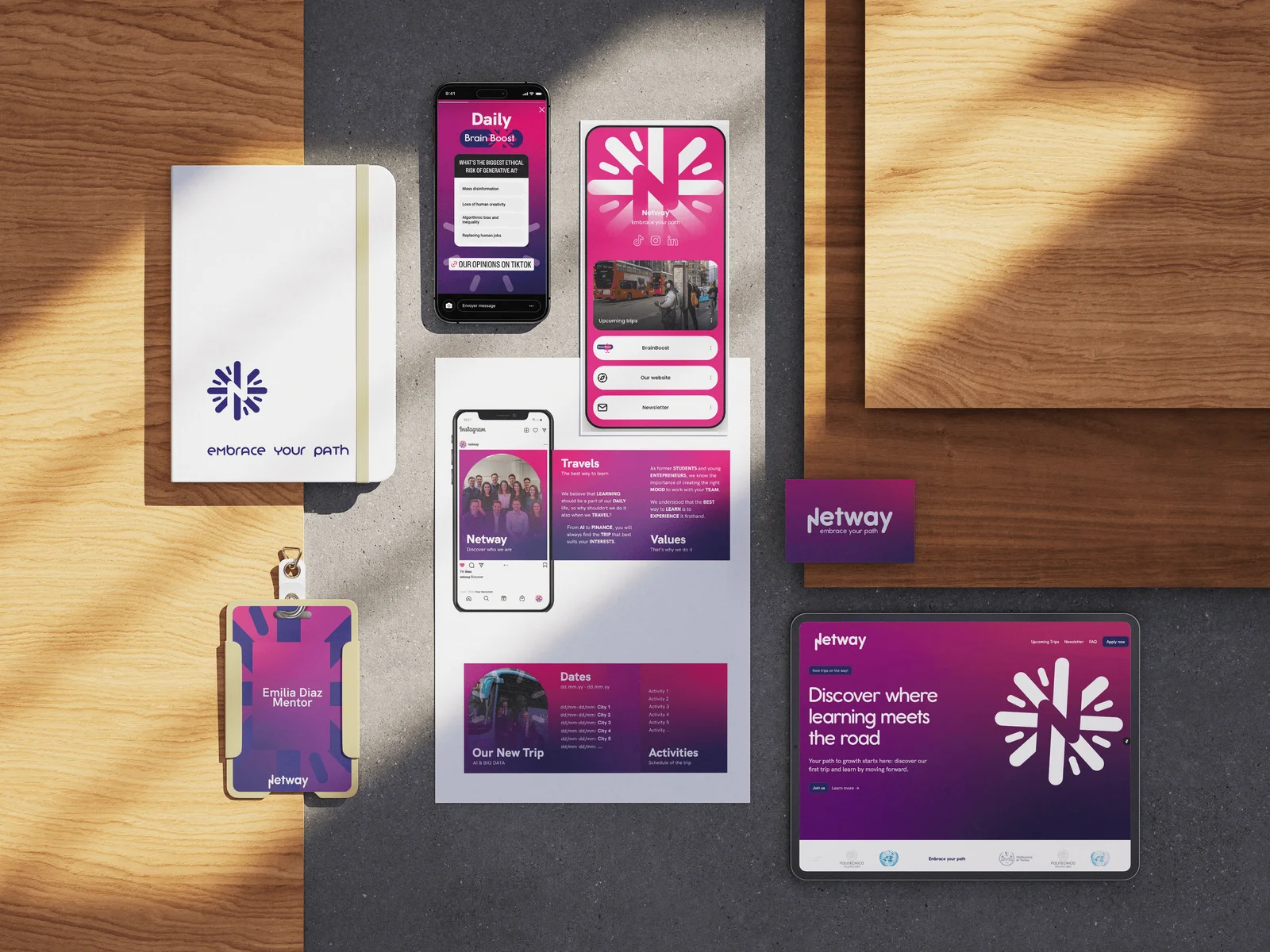 Netway stationery and business cards