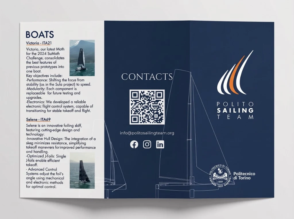 PoliTO Sailing Team Editorial Brochure & Technical Specifications